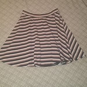 Hollister striped skirt
